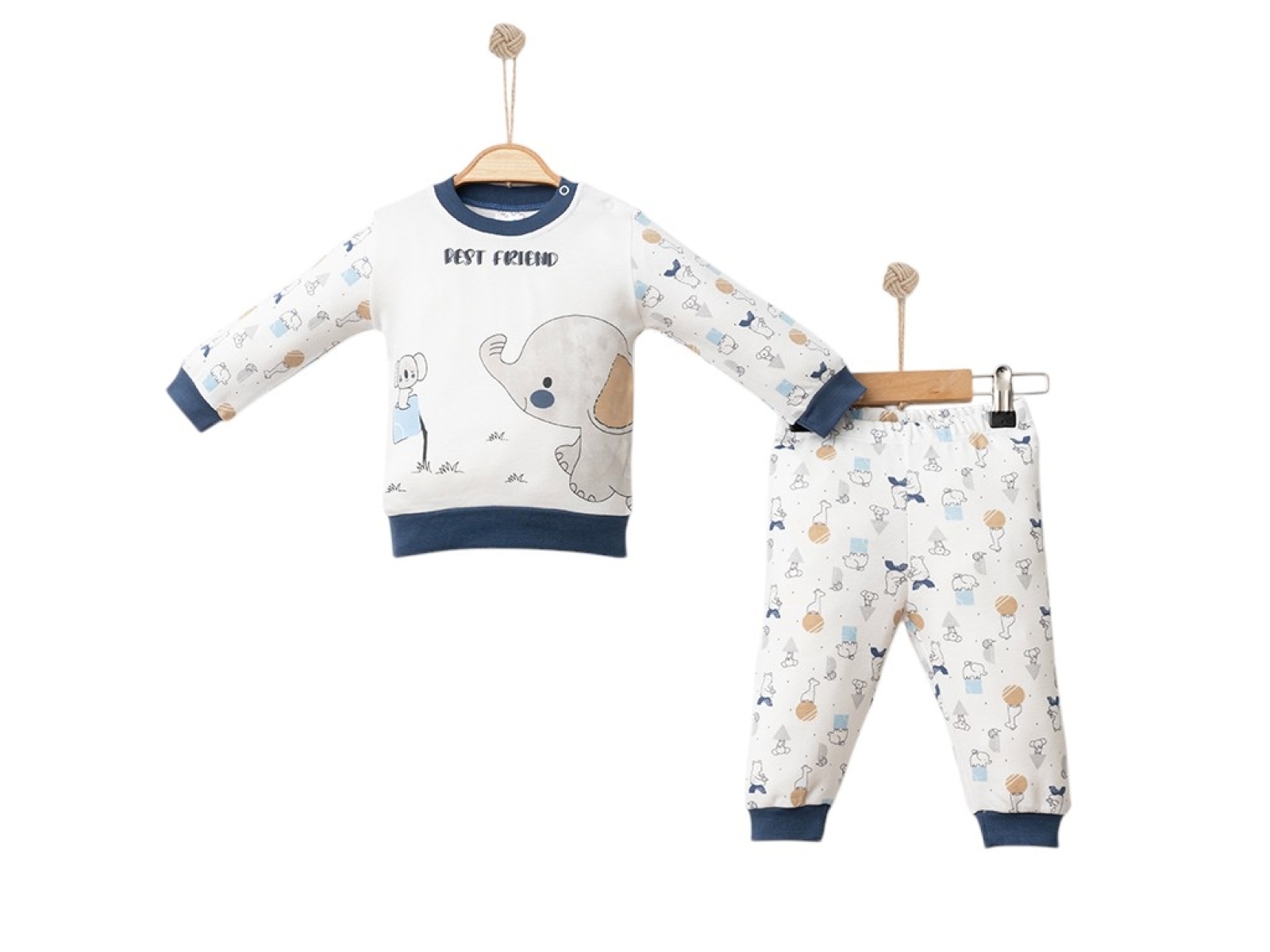 FİL BASKILI PİJAMA   03912030