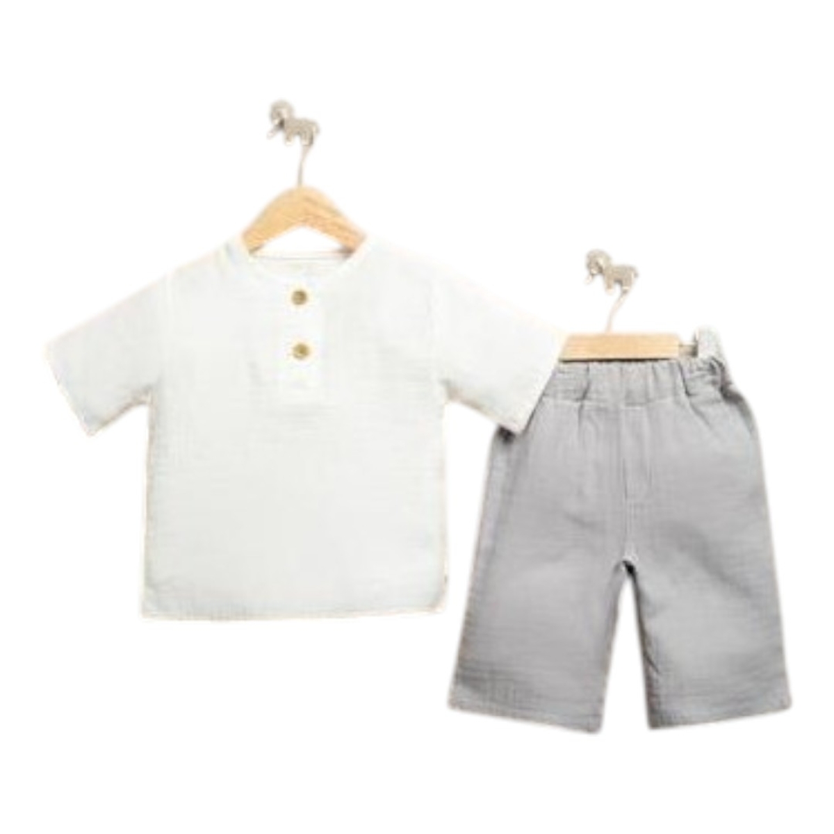 BASIC MUSLIN ŞORTLU TK.