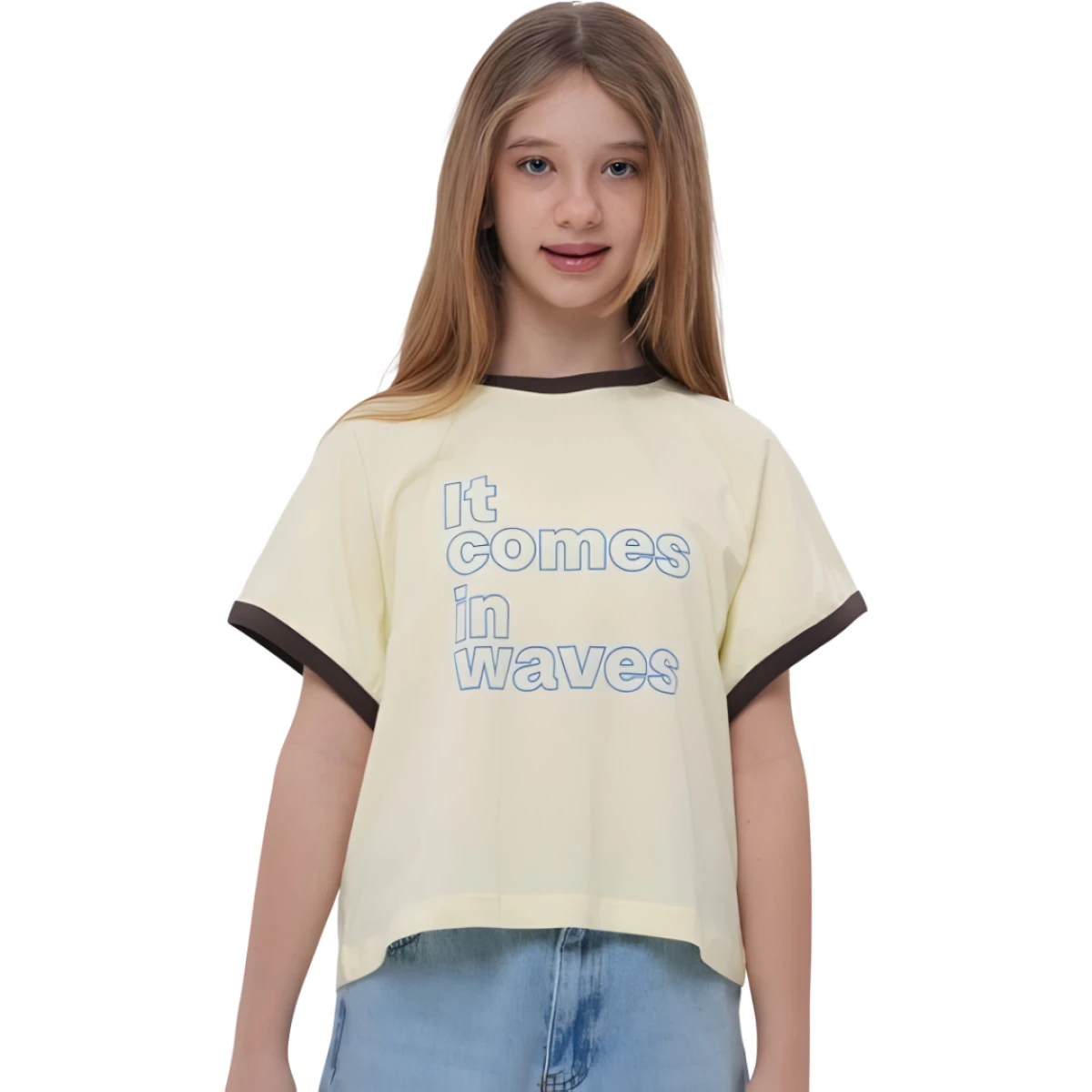 BİSİKLET YAKA T-SHIRT