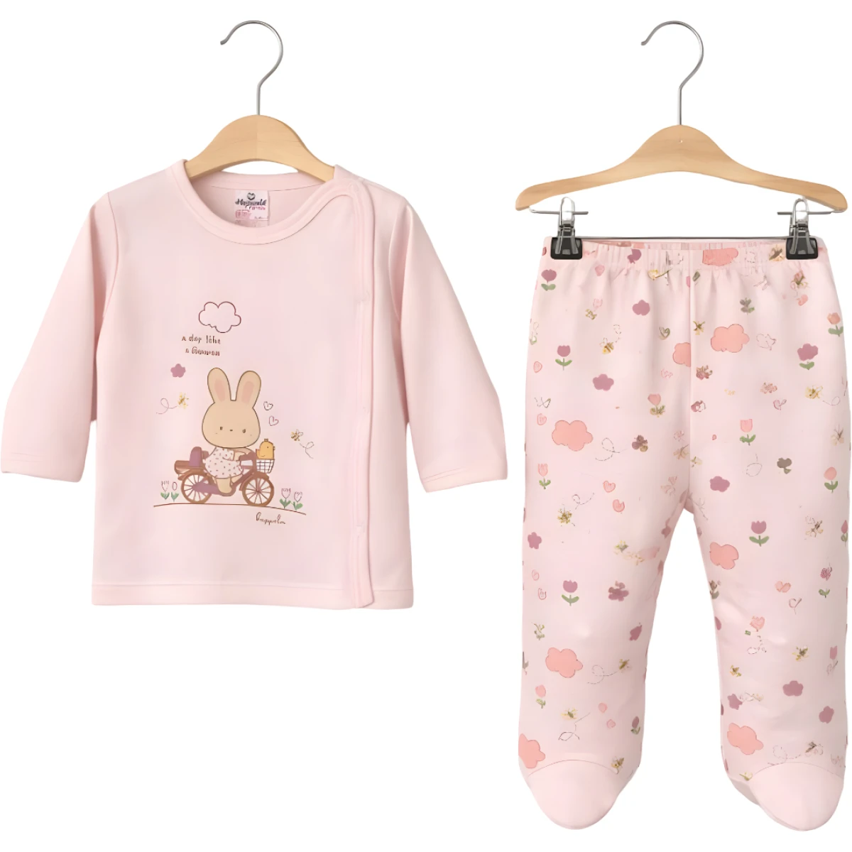 BUNNY BASKILI PATİKLİ ZIBIN TAKIMI