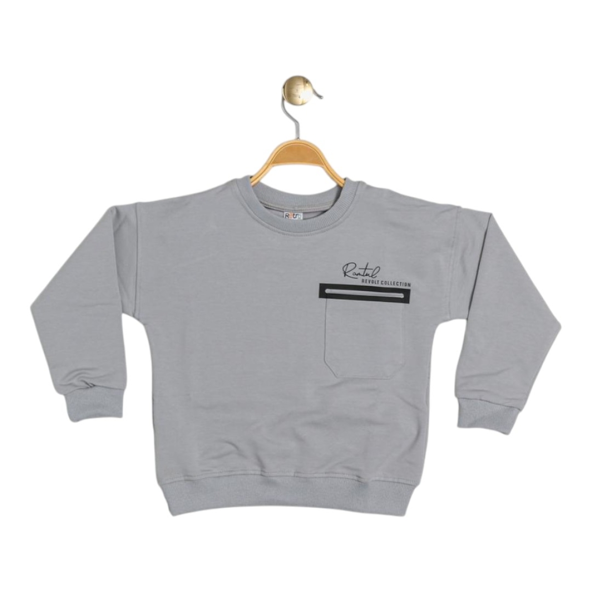 CEPLİ DETAYLI SWEATSHİRT