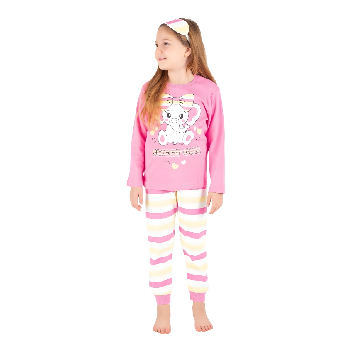 GÖKKUŞAĞI FİLLİ 4LÜ SERİ PIJAMA TAKIM