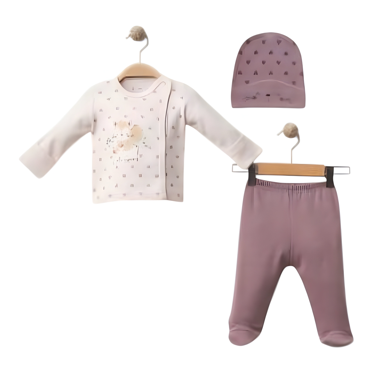 KALPLİ SİNCAP BASKILI 3 LÜ SET