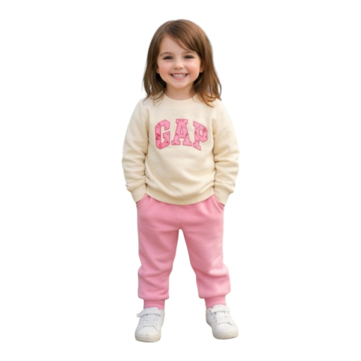 KIZ BASKILI 2 İPLİK TAKIM