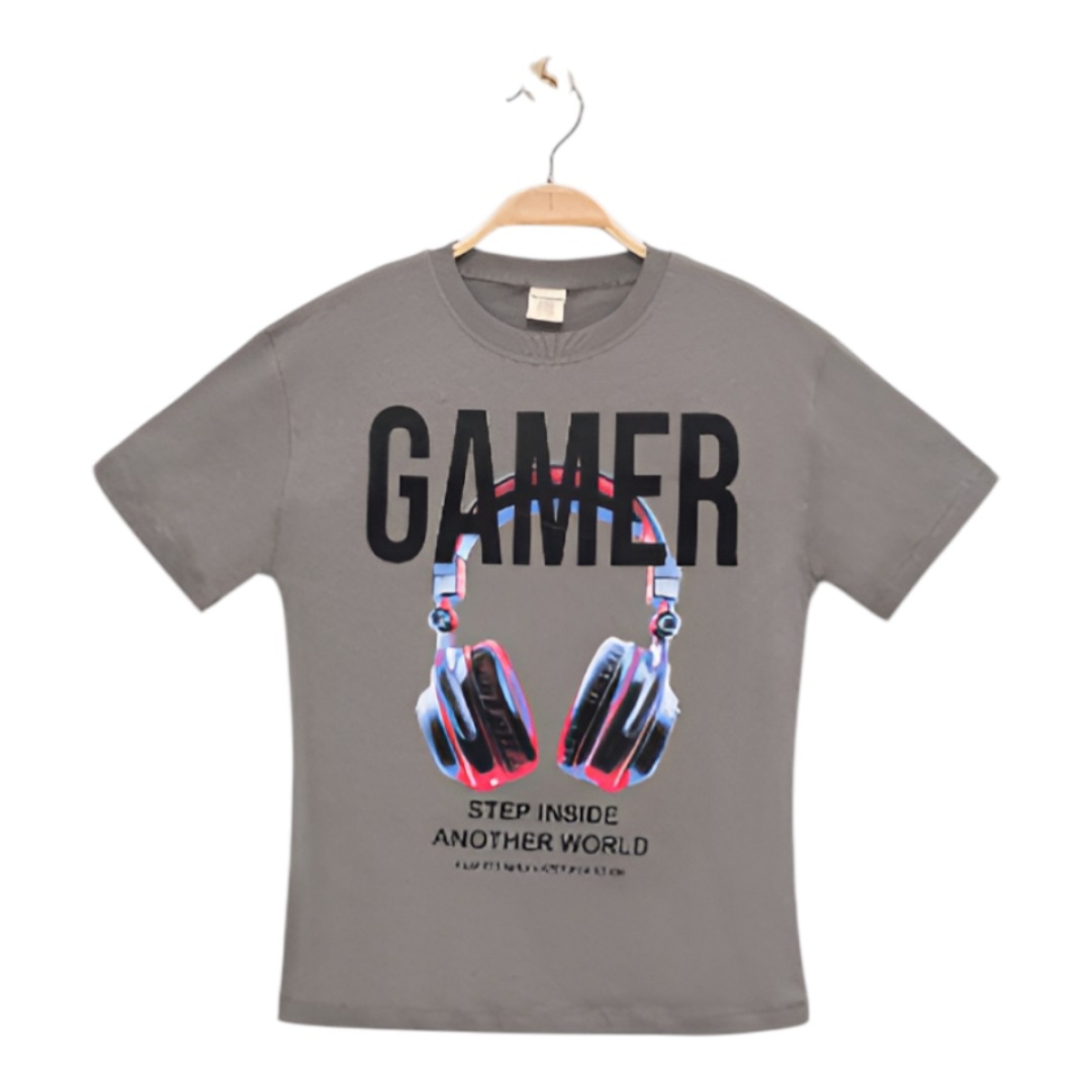 KULAKLIK GAMER BASKILI TİŞÖRT