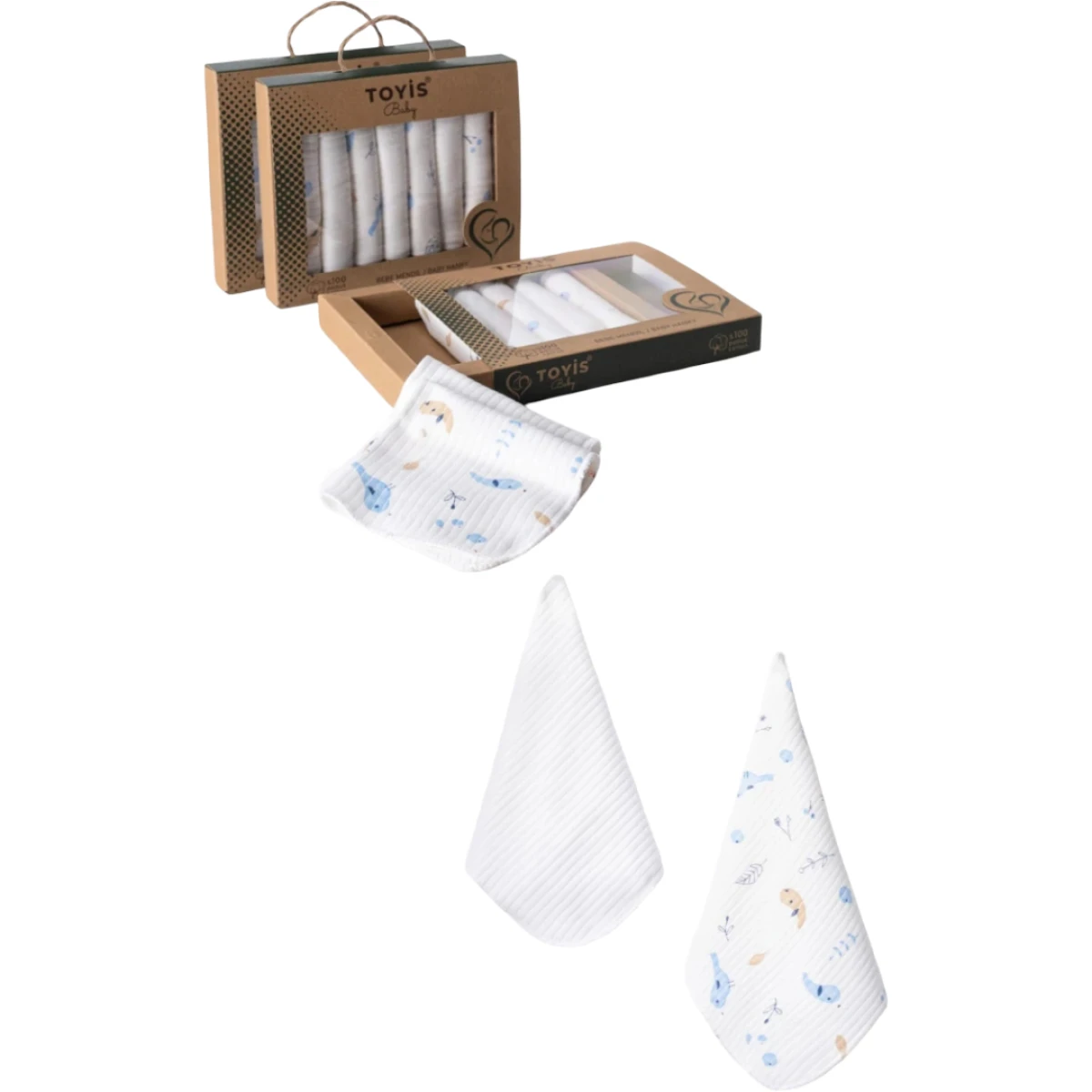 KUŞ DESEN ERKEK BEBE MENDİL