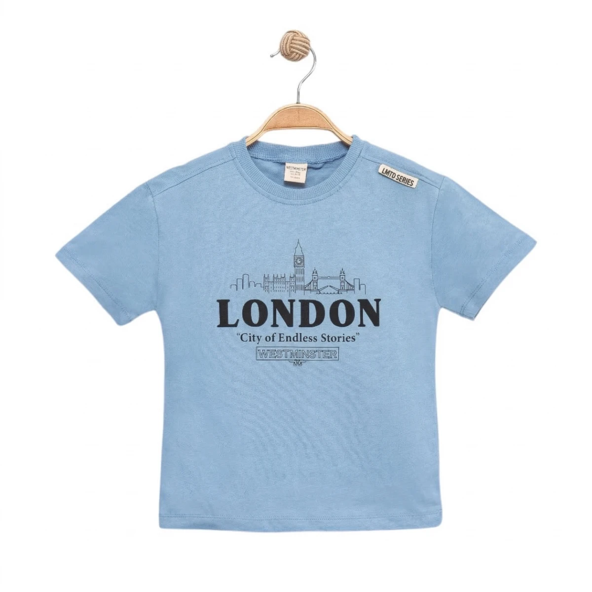 LONDON CITY BASKILI TİŞÖRT