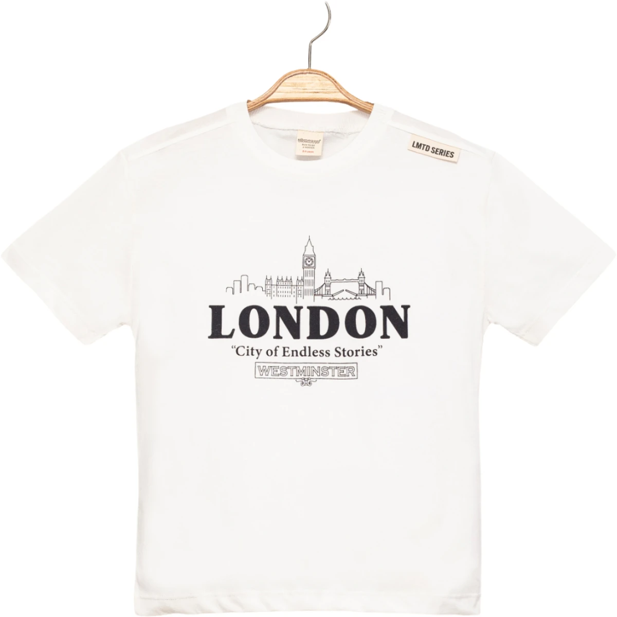 LONDON CITY BASKILI TİŞÖRT