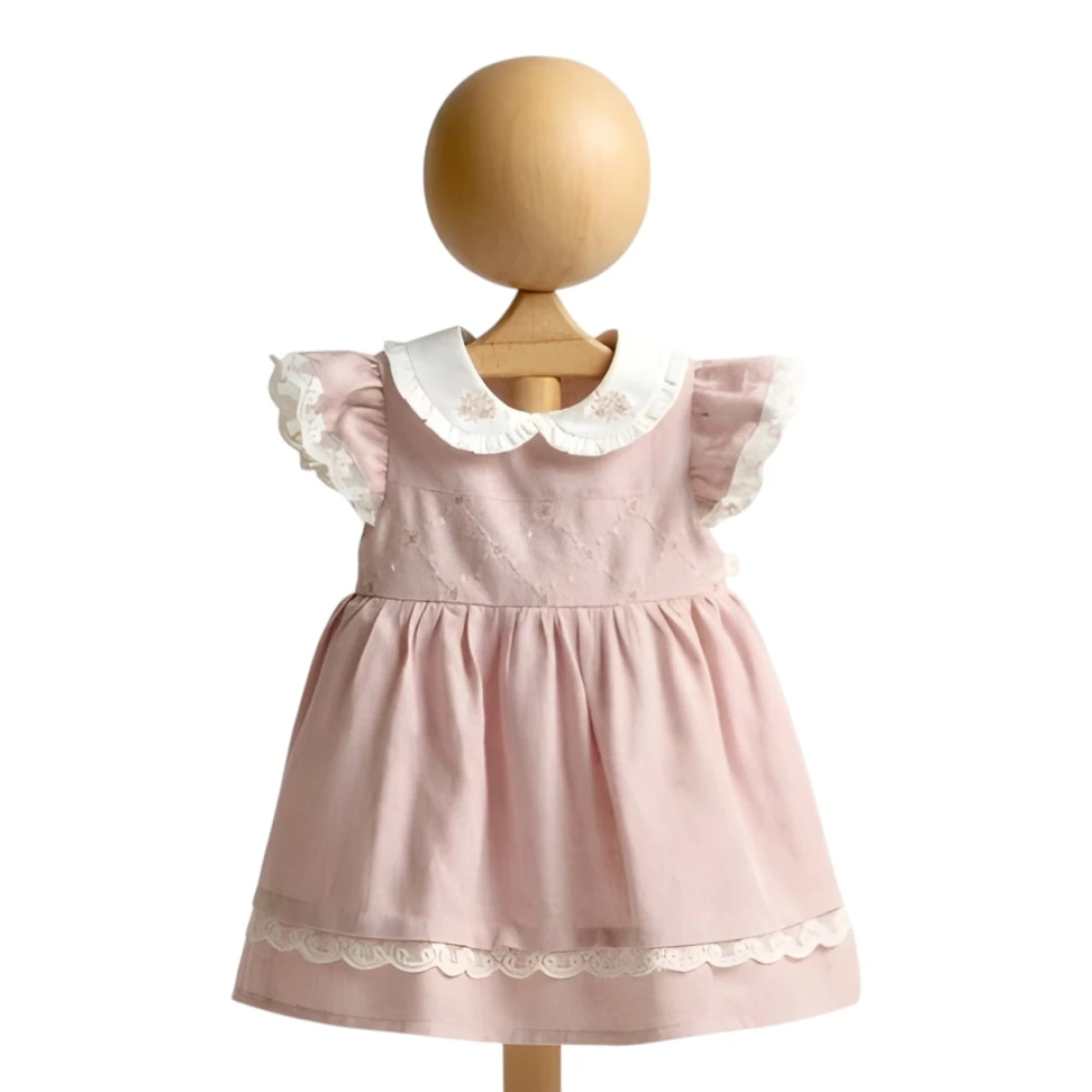 MYMİO KETEN KIZ ELBİSE