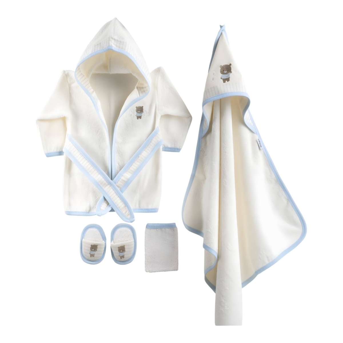PANDA BORNOZ SET