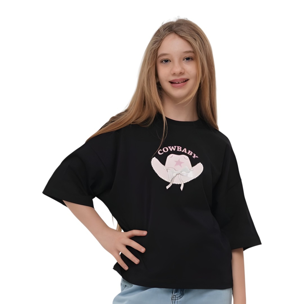 ŞAPKA BASKILI T-SHIRT