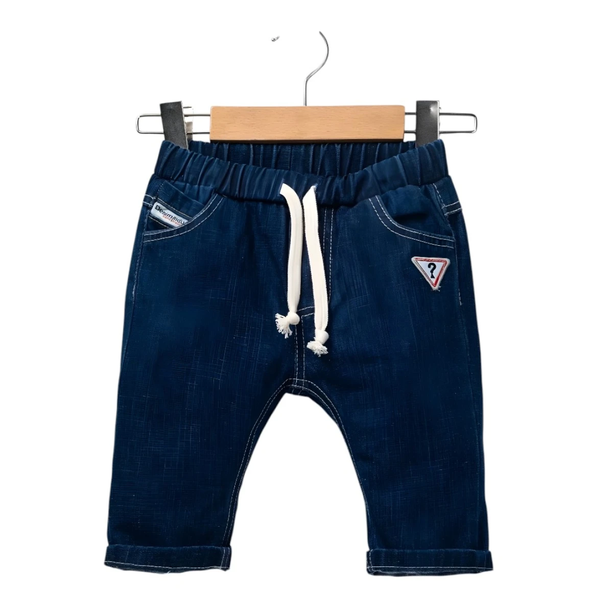 SORU İŞARETLİ KOT PANTOLON