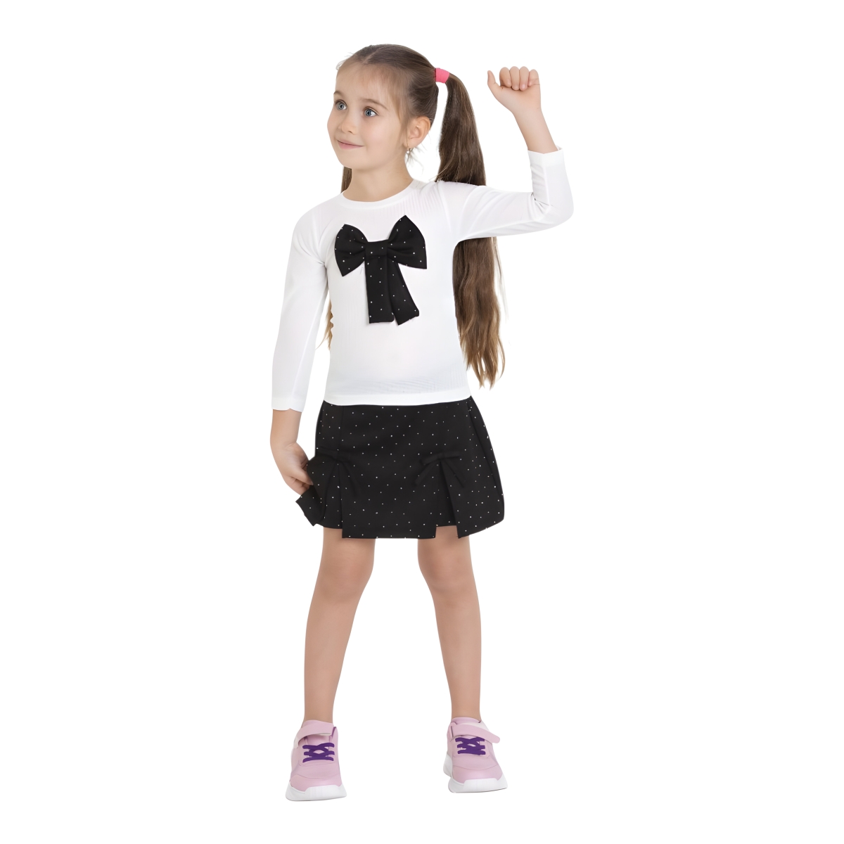 TAŞLI FİYONKLU ŞORT ETEKLİ TK