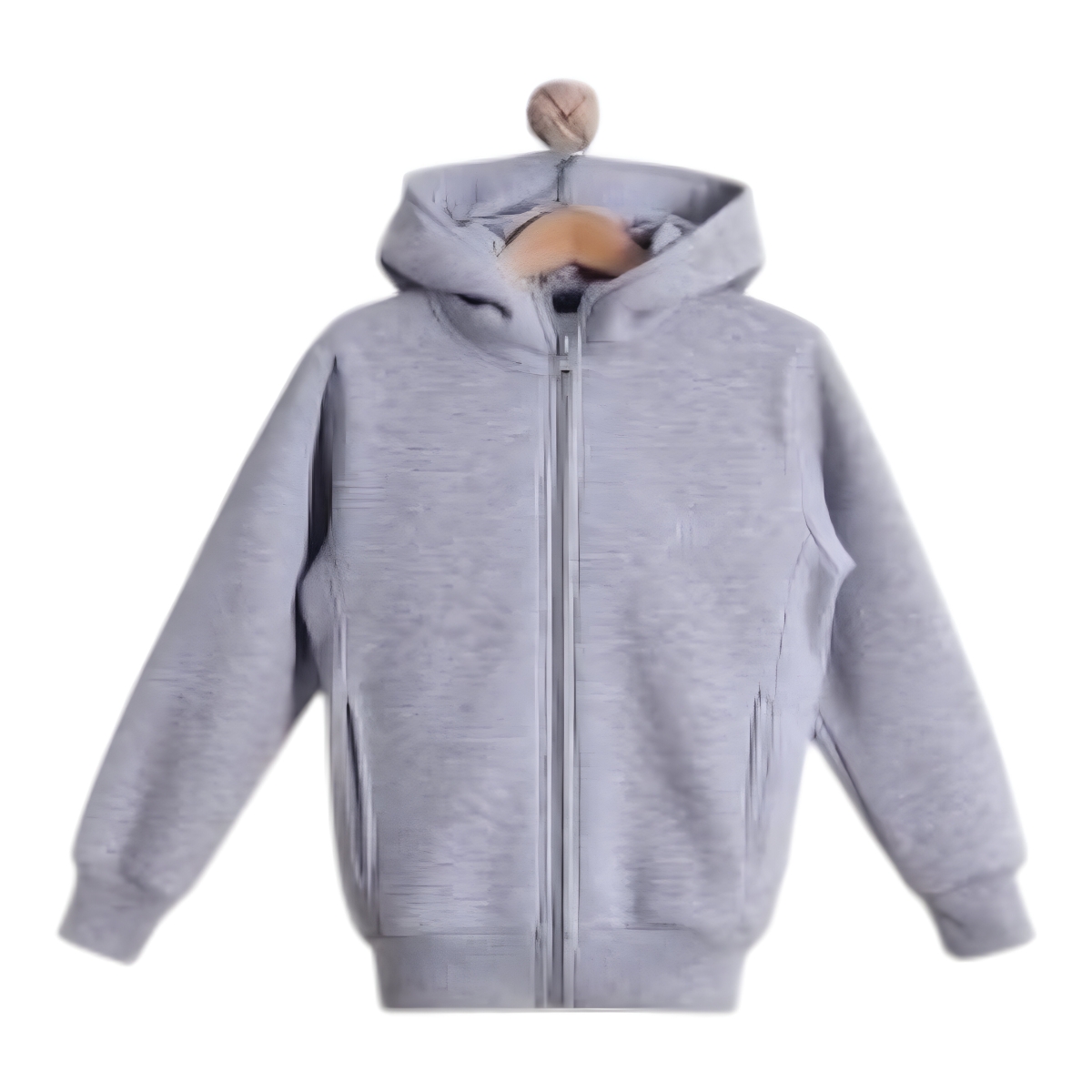 ÜÇİP KAPİŞONLU FERMUARLI HIRKA