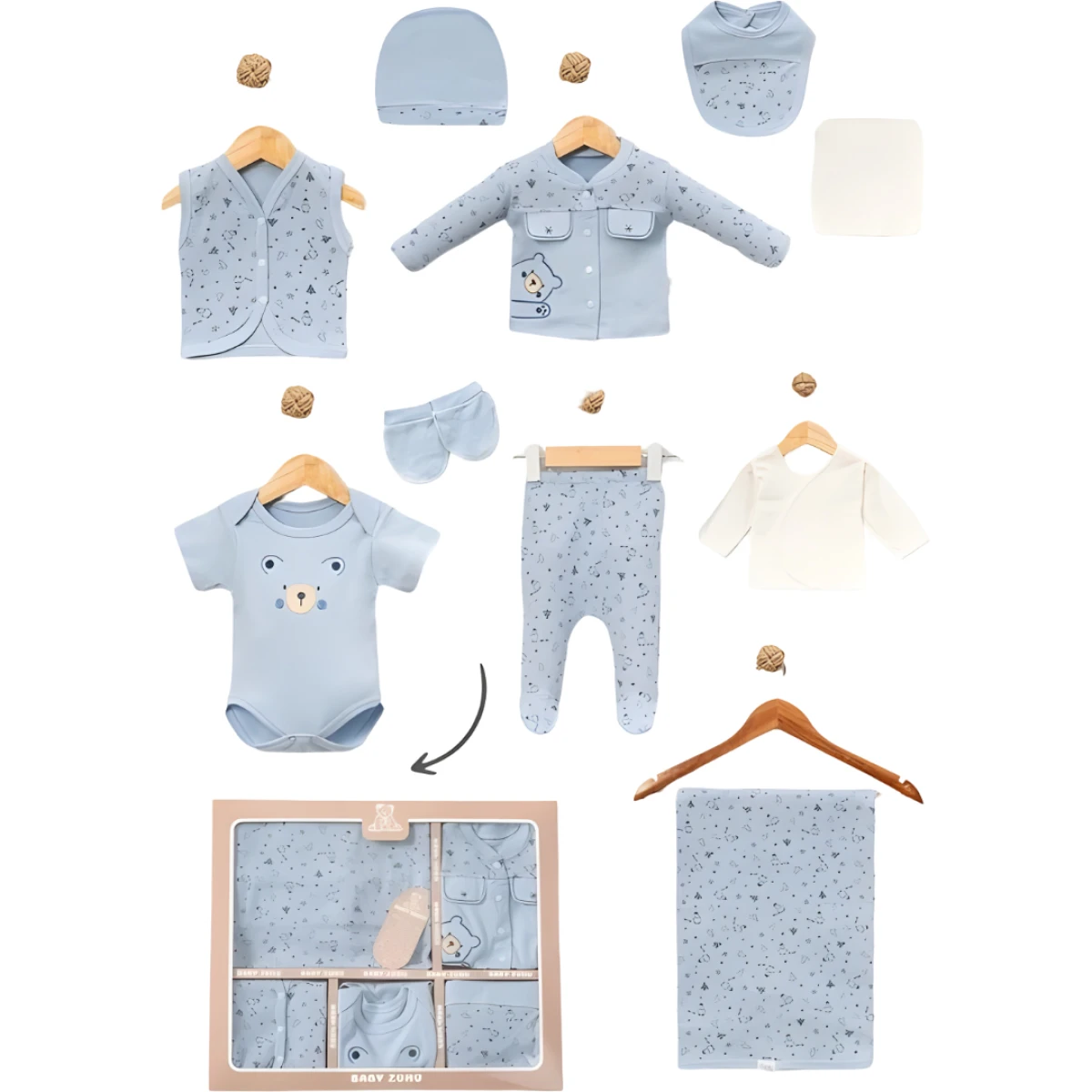 WAFFLE PANDA 10 LU SET