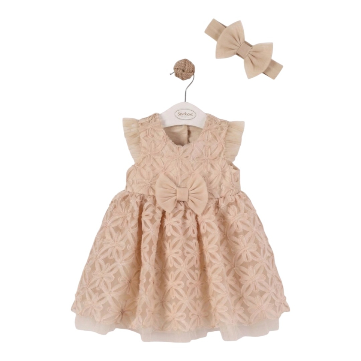 YILDIZ LASELİ BEBE ELBİSE