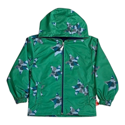 1-4 KAMUFLAJ YILDIZLI YAĞMURLUK