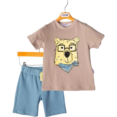 1-5 YAŞ ERKEK YAZLIK ŞORTLU TAKIM