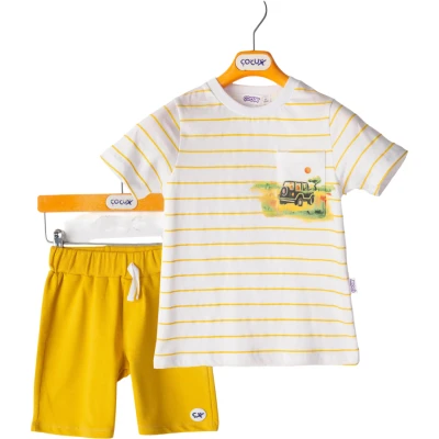 1-5 YAŞ ERKEK YAZLIK ŞORTLU TAKIM