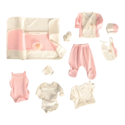 10 LU SET - GÜLLÜ DANTELLİ ( KUTUDA)