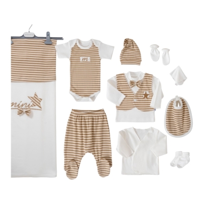 10 PARÇA ZIBIN SETİ RAPORLU ÇİZGİLİ ERKEK