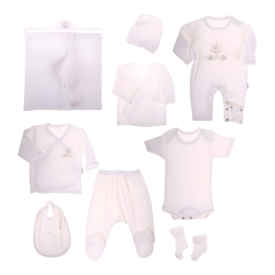 10\'LU BEBE SET - YAPRAKLI