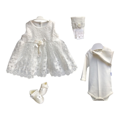 4 PARÇA KIZ ELBİSE MEVLÜTLÜK SET