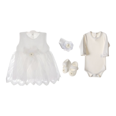 4 PARÇA KIZ MEVLÜTLÜK ELBİSE