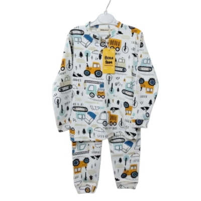 5-8 YAŞ DÜĞMELİ PİJAMA TAKIMI