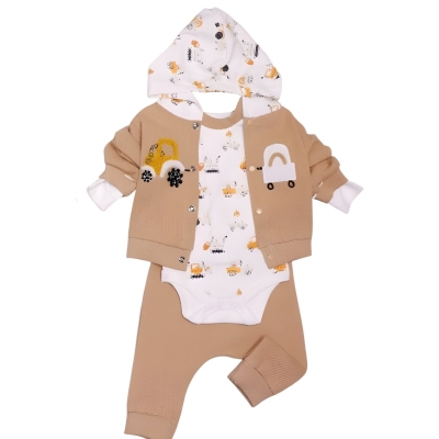 ARABALI 3LÜ KAPŞONLU TAKIM