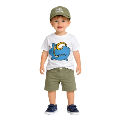 BABY SHARK ŞAPKALI TAKIM