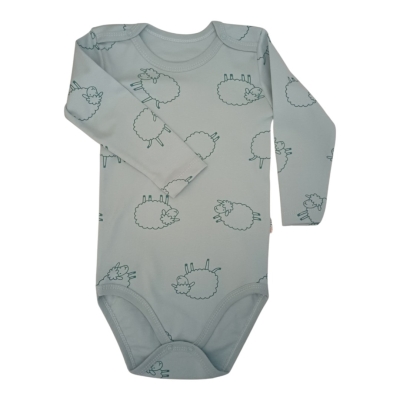 BABYTOO KUCUK KOYUN DESENLİ UZUN KOLLU BADİ