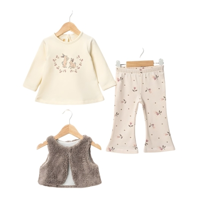 BASKILI YELEKLİ KIZ TAKIM 09-24 AY