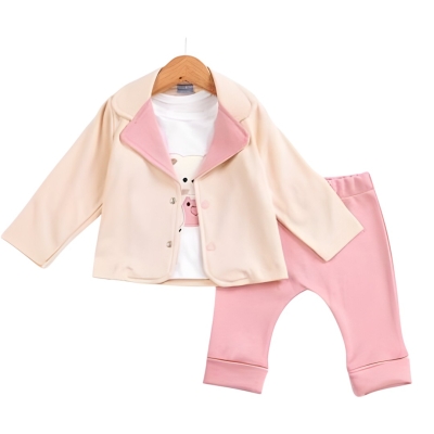 BEBELLOVE AYCIK NAKIŞLI KIZ ÇEKET