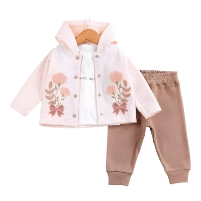 BEBELLOVE ÇİÇEK NAKIŞLI KIZ TK