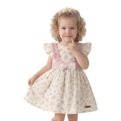 BELİ FİYONKLU AYLIK ELBİSE