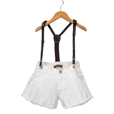 BEYAZ SLOPETLI ŞORT