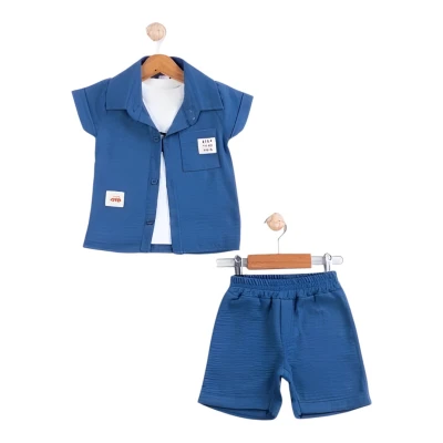 BOMLO ARABA BASKILI ERKEK GÖMLEK