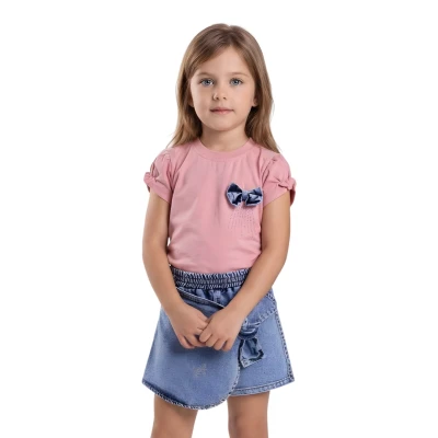 BOMLO KIZ FİYONKLU ETEKLİ