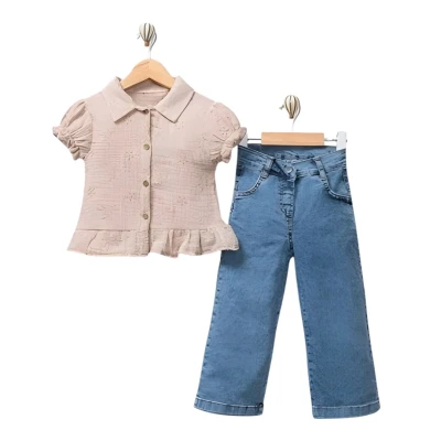 BRODE FIRFIRLI GÖMLEKLİ KIZ TAKIM