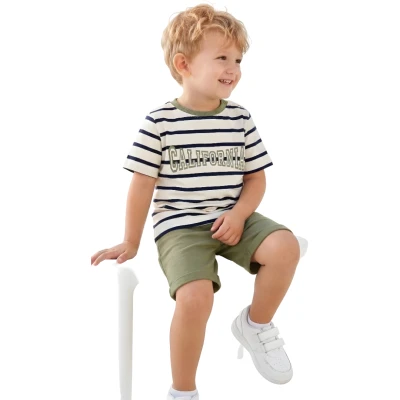 CALIFORNİA BASKILI ERKEK YAZLIK TAKIMM