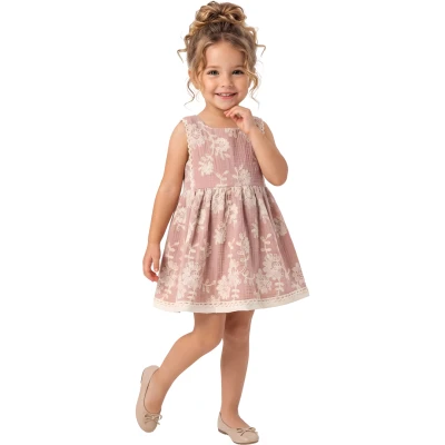 ÇİÇEKLİ MÜSLİN ELBİSE