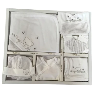 ÇİZGİLİ AYİ KAFA10LU SET