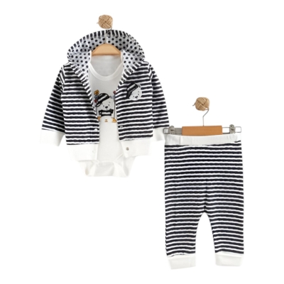 ÇİZGİLİ AYICIK 3\'LÜ TAKIM
