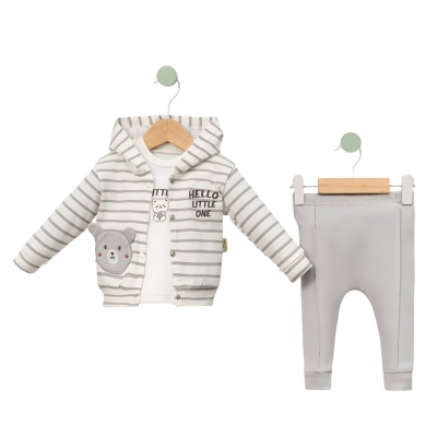 ÇİZGİLİ ERKEK HIRKALI 3 LÜ TAKIM