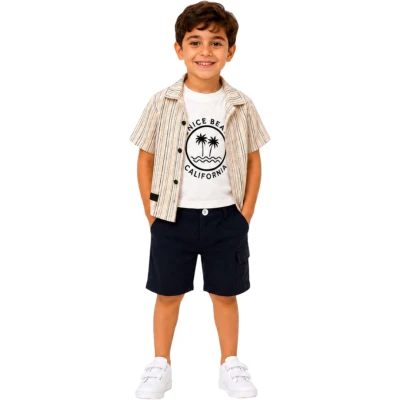 ÇİZGİLİ GÖMLEKLİ TAKIM