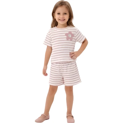 ÇİZGİLİ PAPATYALI 2\'Lİ TAKIM