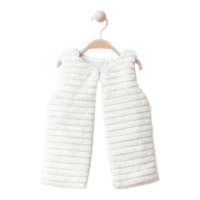 ÇİZGİLİ PELÜŞ YELEK