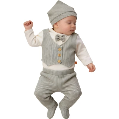 ÇİZGİLİ YELEKLİ ERKEK ZIBIN