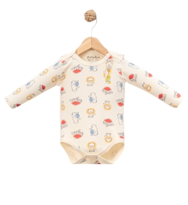 DİJİTAL DESENLİ KUCUK UZUN KOLLU BADİ